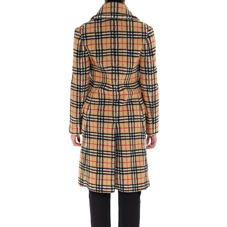 (Women) Burberry SS23  Checkered Colorblock Double-Breasted Long Trench Coat. 80038421 圖 5