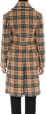 (Women) Burberry SS23 Checkered Colorblock Double-Breasted Long Trench Coat. 80038421 Purchase (Women) Burberry SS23 Checkered Colorblock Double-Breasted Long Trench Coat. 80038421