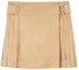 Order (W) Burberry SS23 馬術騎士徽標絲質迷你裙 - 柔棕色. 80712081