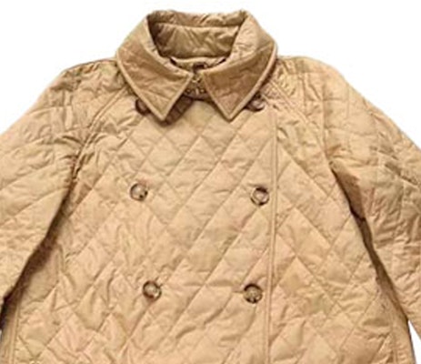 (W) Burberry SS23 Mantel Khaki Double-Breasted Panjang Sedang Bahan Katun. 80530431 Lookbook (W) Burberry SS23 Mantel Khaki Double-Breasted Panjang Sedang Bahan Katun. 80530431