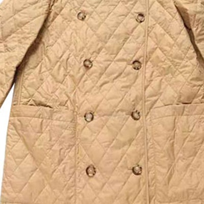 (W) Burberry SS23 Mantel Khaki Double-Breasted Panjang Sedang Bahan Katun. 80530431 Purchase (W) Burberry SS23 Mantel Khaki Double-Breasted Panjang Sedang Bahan Katun. 80530431