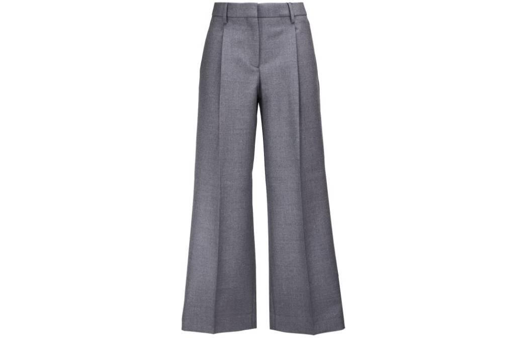 (Women) Burberry SS23  Loose-Fit Cotton Casual Pants Grey 80650711 圖 2