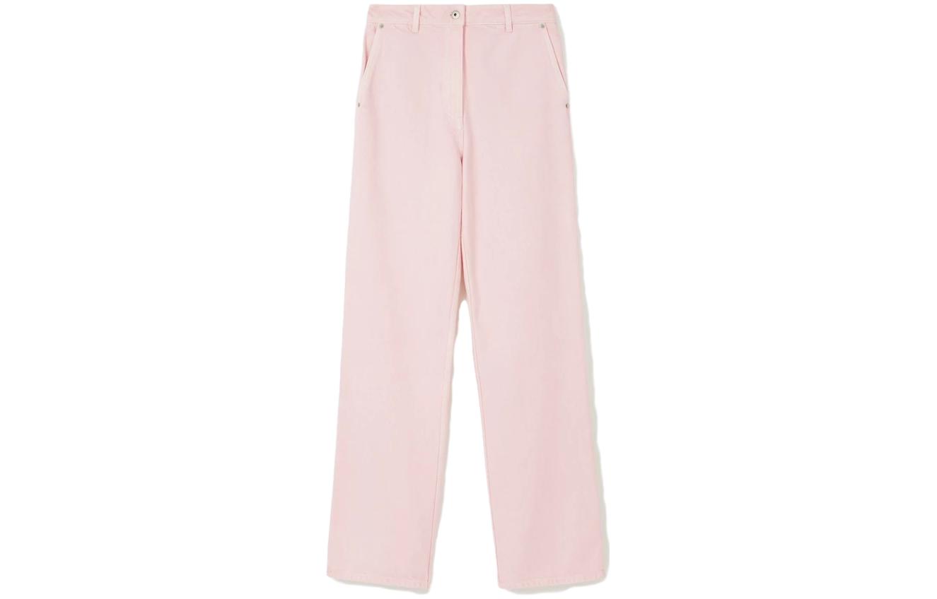(Women) Burberry SS23  Mid-Rise Light Pink Casual Denim Jeans 80731141