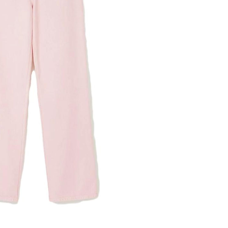 Sizing (Women) Burberry SS23  Mid-Rise Light Pink Casual Denim Jeans 80731141