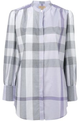 (W) 버버리 SS23 멀티컬러 체크 크루넥 긴팔 셔츠. 40559821 Order (W) 버버리 SS23 멀티컬러 체크 크루넥 긴팔 셔츠. 40559821