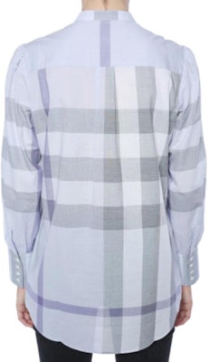 (W) 버버리 SS23 멀티컬러 체크 크루넥 긴팔 셔츠. 40559821 Shop (W) 버버리 SS23 멀티컬러 체크 크루넥 긴팔 셔츠. 40559821