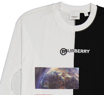 (Women) Burberry SS23 Oversized Colorblock Long-Sleeve Shirt Black/White 80246571 Lookbook (Women) Burberry SS23 Oversized Colorblock Long-Sleeve Shirt Black/White 80246571