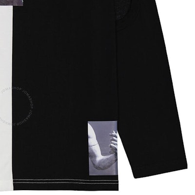 (Women) Burberry SS23 Oversized Colorblock Long-Sleeve Shirt Black/White 80246571 Purchase (Women) Burberry SS23 Oversized Colorblock Long-Sleeve Shirt Black/White 80246571