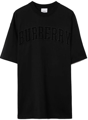 (Women) Burberry SS23 Oversized Lace Logo T-Shirt Black 80700051 Order (Women) Burberry SS23 Oversized Lace Logo T-Shirt Black 80700051