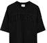 Sizing (Women) Burberry SS23 Oversized Lace Logo T-Shirt Black 80700051