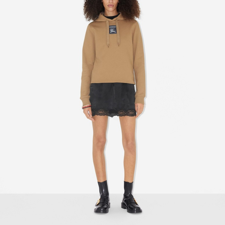 (Women) Burberry SS23  Oversized Letter Logo Hoodie - Camel. 80657781 圖 4