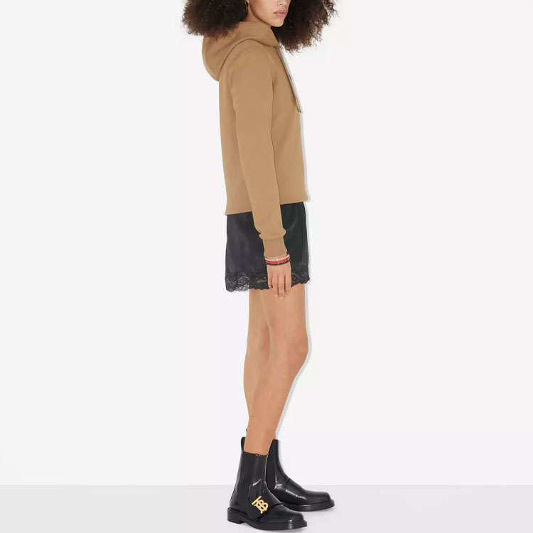 (Women) Burberry SS23  Oversized Letter Logo Hoodie - Camel. 80657781 圖 6