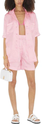 (W) 버버리 SS23 핑크 탄력 허리 스트레이트 컷 캐주얼 반바지 80715341 Lookbook (W) 버버리 SS23 핑크 탄력 허리 스트레이트 컷 캐주얼 반바지 80715341