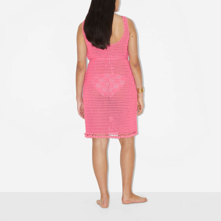 (Women) Burberry SS23  Pink Knitted Cut-Out Strappy Sleeveless Dress. 80716391 圖 4