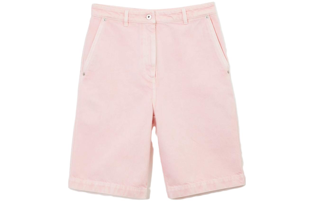 (Women) Burberry SS23  Pink Mid-Rise Straight-Leg Jeans. 80733921