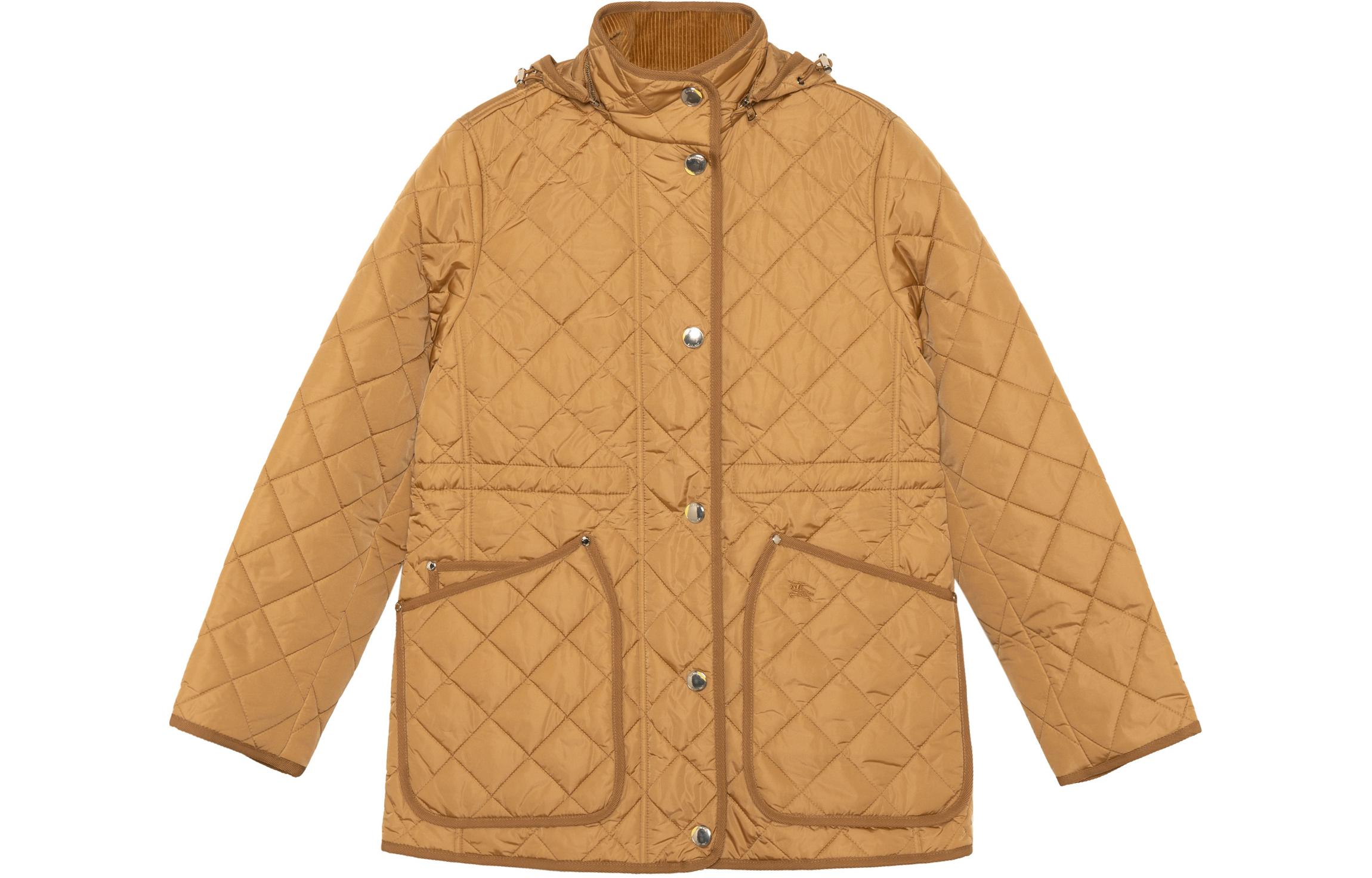(Women) Burberry SS23  Quilted Hooded Cotton Jacket Beige 80709681