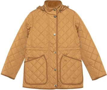 (W) 博柏利SS23米色连帽棉质菱格夹克 80709681 Buy (W) 博柏利SS23米色连帽棉质菱格夹克 80709681