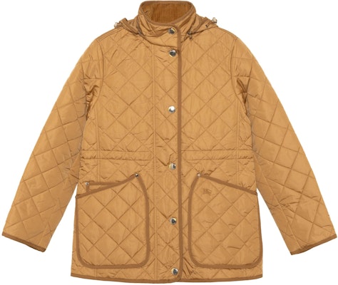 (W) 博柏利SS23米色连帽棉质菱格夹克 80709681 Buy (W) 博柏利SS23米色连帽棉质菱格夹克 80709681