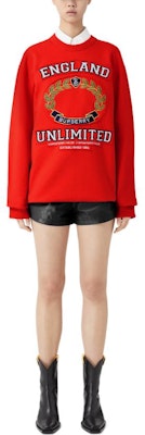 (Women) Burberry SS23 Red Oversized Pullover Sweatshirt with Letter Logo Print. 80657731 Shop (Women) Burberry SS23 Red Oversized Pullover Sweatshirt with Letter Logo Print. 80657731