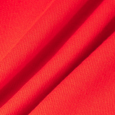 (Women) Burberry SS23 Red Oversized Pullover Sweatshirt with Letter Logo Print. 80657731 2