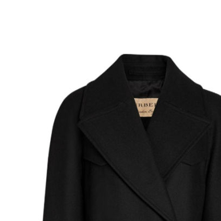 (Women) Burberry SS23  Solid Black Mid-Length Casual Coat Jacket 80042201 圖 4