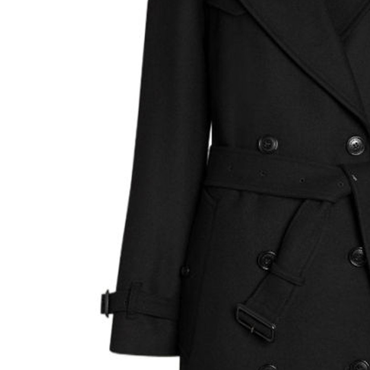 (Women) Burberry SS23  Solid Black Mid-Length Casual Coat Jacket 80042201 圖 6