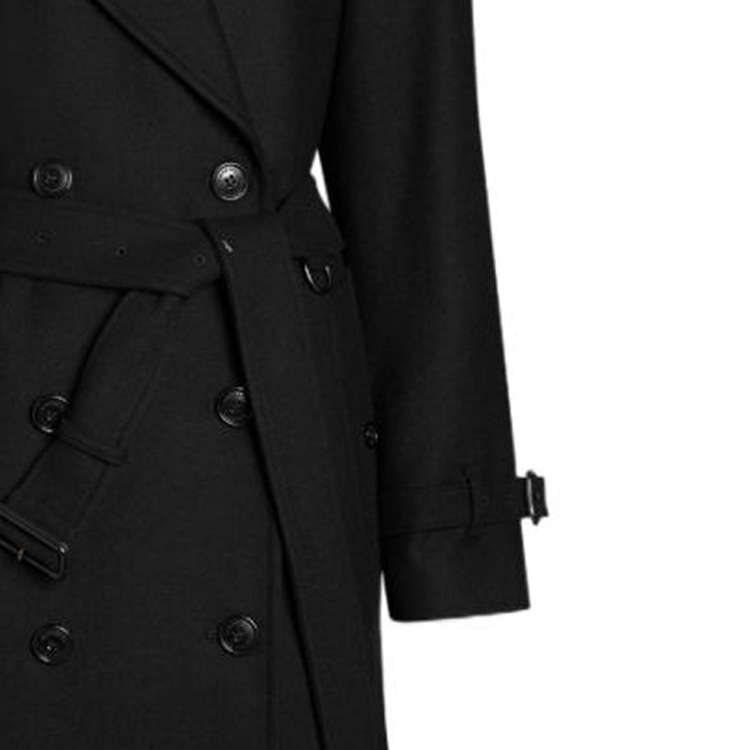 (Women) Burberry SS23  Solid Black Mid-Length Casual Coat Jacket 80042201 圖 7