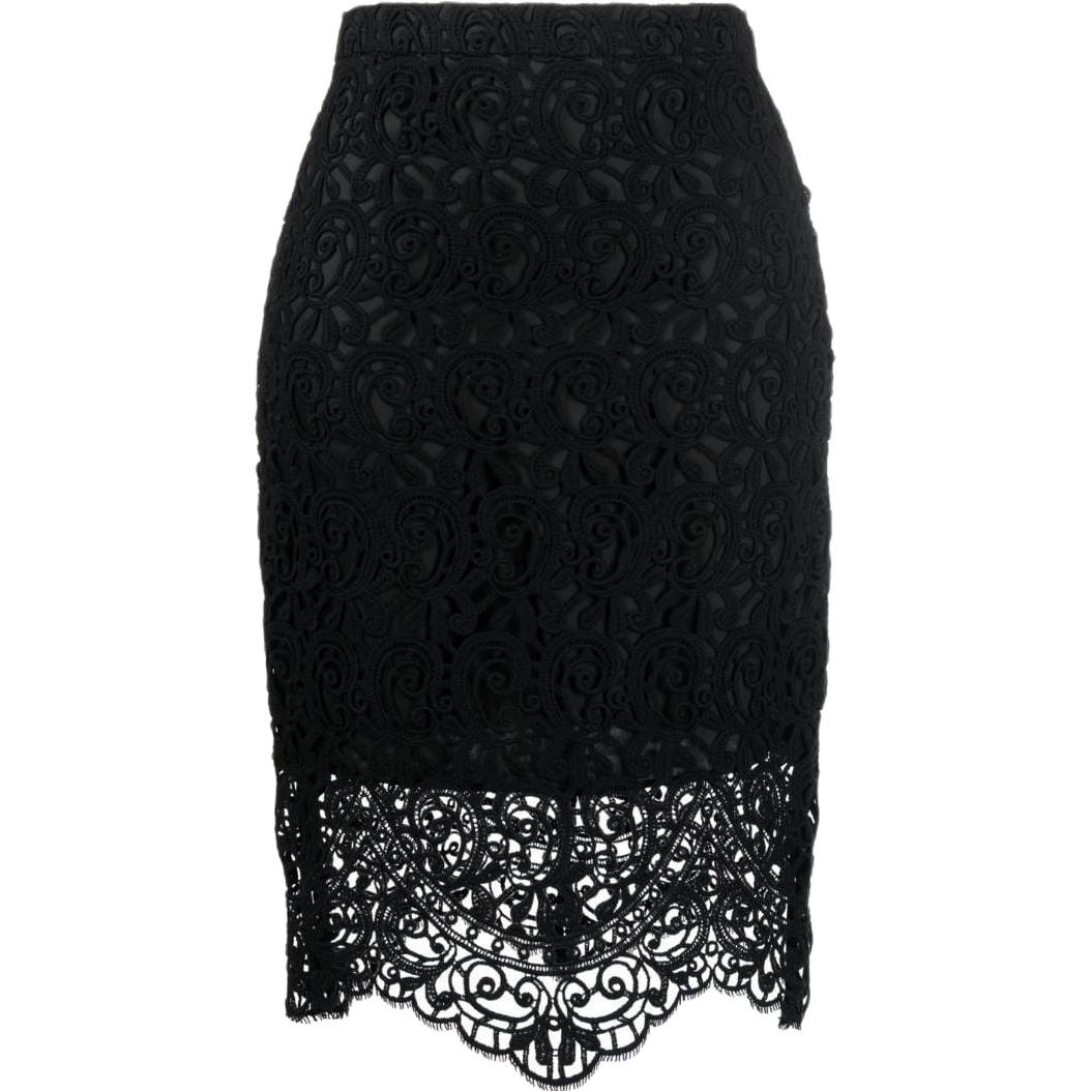 (Women) Burberry SS23  Solid Lace Woven Midi Skirt Casual Long Skirt 80696201