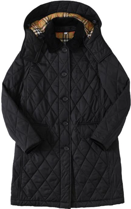 women-burberry-ss-23-solid-seam-hooded-casual-jacket-black-80571691