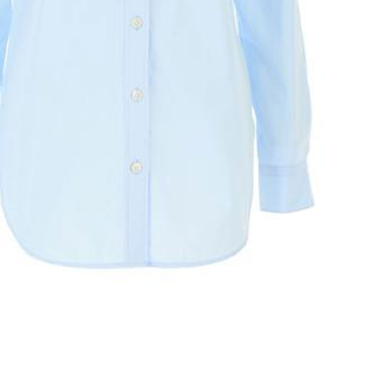 (Women) Burberry SS23  Solid Single-Breasted Shirt Light Blue 80135671 圖 5
