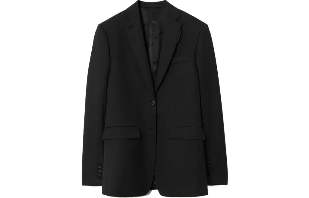Details for (Women) Burberry SS23  Solid Single-Button Long Sleeve Blazer. 80711551