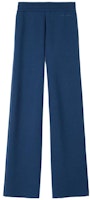 (Women) Burberry SS23 Solid Straight-Leg Casual Pants Deep Navy Blue. 80694021 (Women) Burberry SS23 Solid Straight-Leg Casual Pants Deep Navy Blue. 80694021