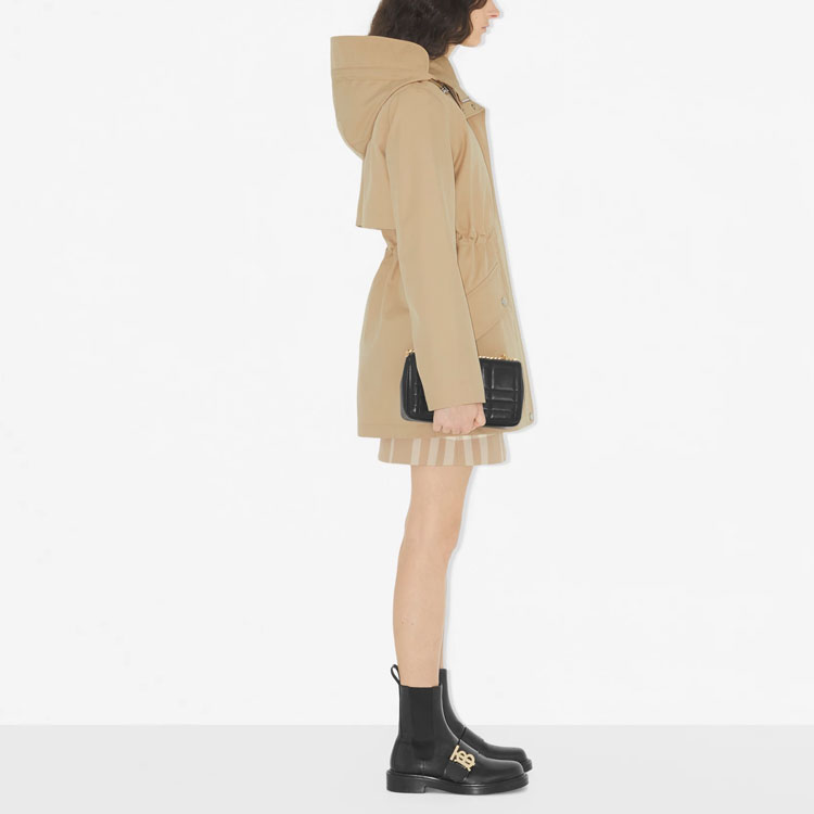 Purchase (W) Abrigo Burberry SS23 Capucha Cinturón Largo Medio Beige Suave. 80659561