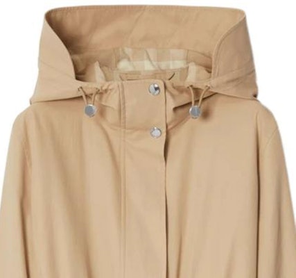 (W) Abrigo Burberry SS23 Capucha Cinturón Largo Medio Beige Suave. 80659561 Details for (W) Abrigo Burberry SS23 Capucha Cinturón Largo Medio Beige Suave. 80659561
