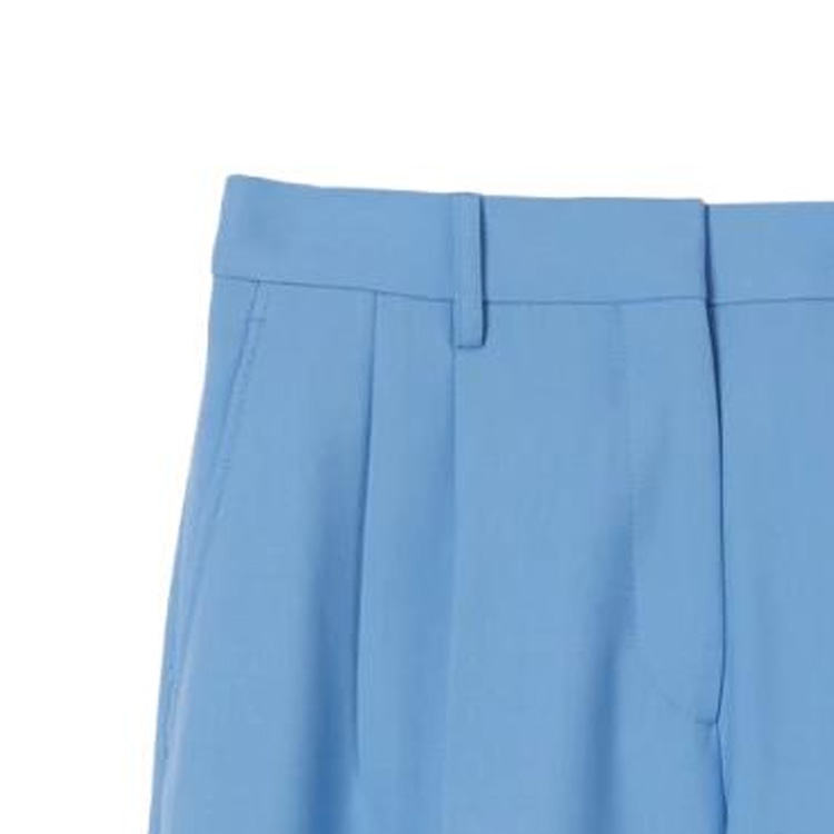 Lookbook (W) 버버리 SS23 스트레이트 핏 캐주얼 반바지 블루. 80693941