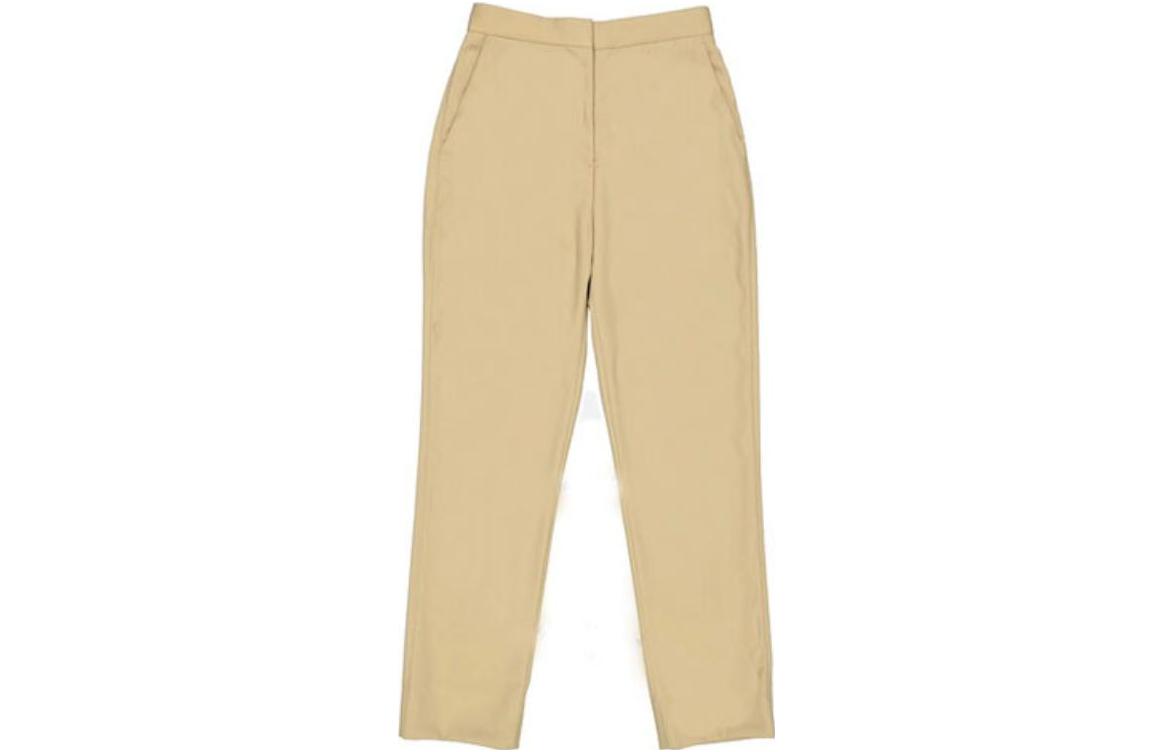 Order (W) 버버리 SS23 스트레이트 핏 카키 버튼 팬츠. 45483401