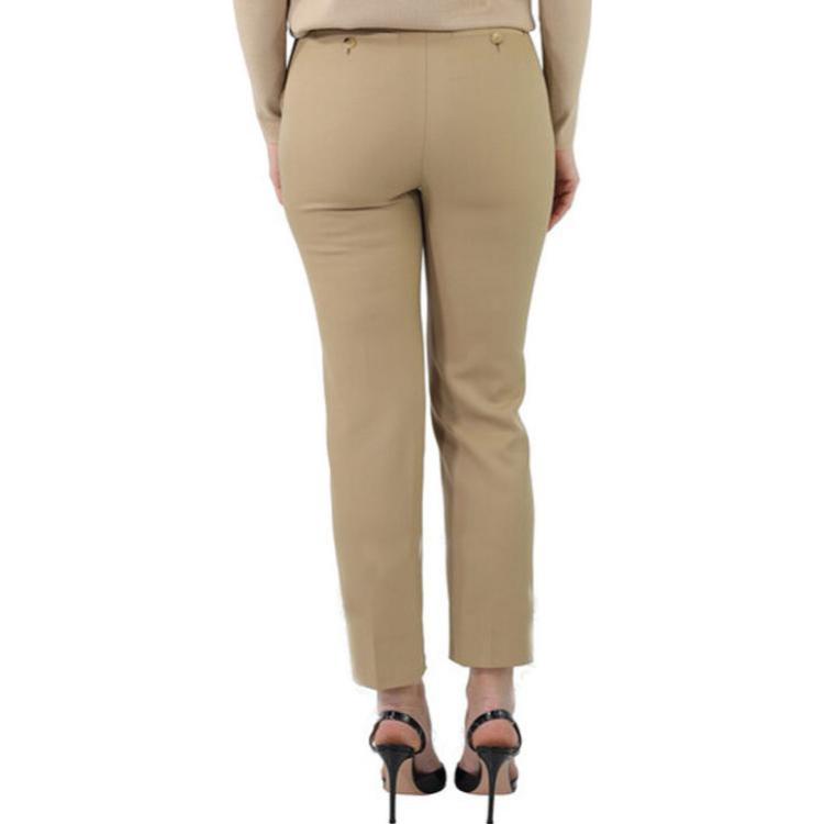 Purchase (W) 버버리 SS23 스트레이트 핏 카키 버튼 팬츠. 45483401