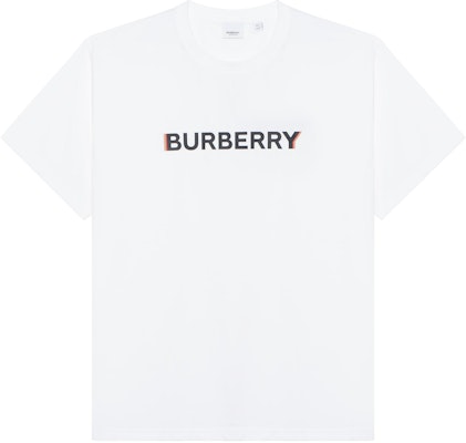 (Women) Burberry SS23 White Loose Fit T-Shirt with Logo Print. 80526511 Buy (Women) Burberry SS23 White Loose Fit T-Shirt with Logo Print. 80526511