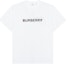 Buy (Women) Burberry SS23 White Loose Fit T-Shirt with Logo Print. 80526511