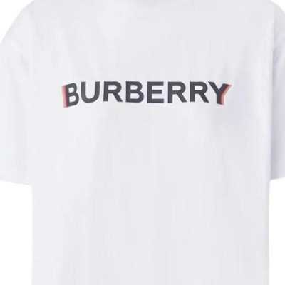 (Women) Burberry SS23 White Loose Fit T-Shirt with Logo Print. 80526511 Details for (Women) Burberry SS23 White Loose Fit T-Shirt with Logo Print. 80526511