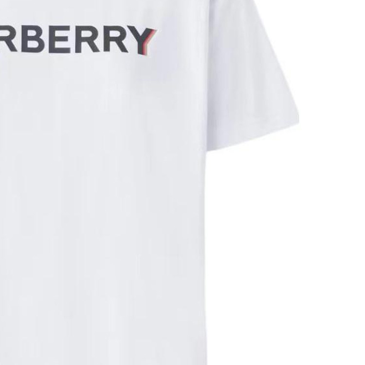 Sizing (Women) Burberry SS23  White Loose Fit T-Shirt with Logo Print. 80526511