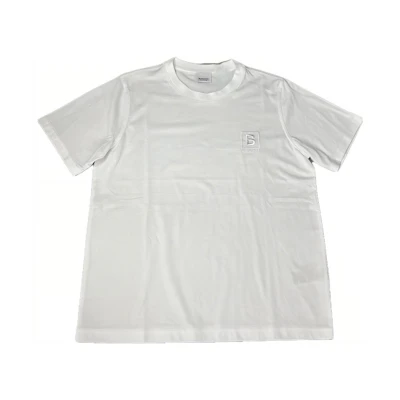 (Women) Burberry SS23 White Oversized Crewneck Short Sleeve T-Shirt. 80669091
