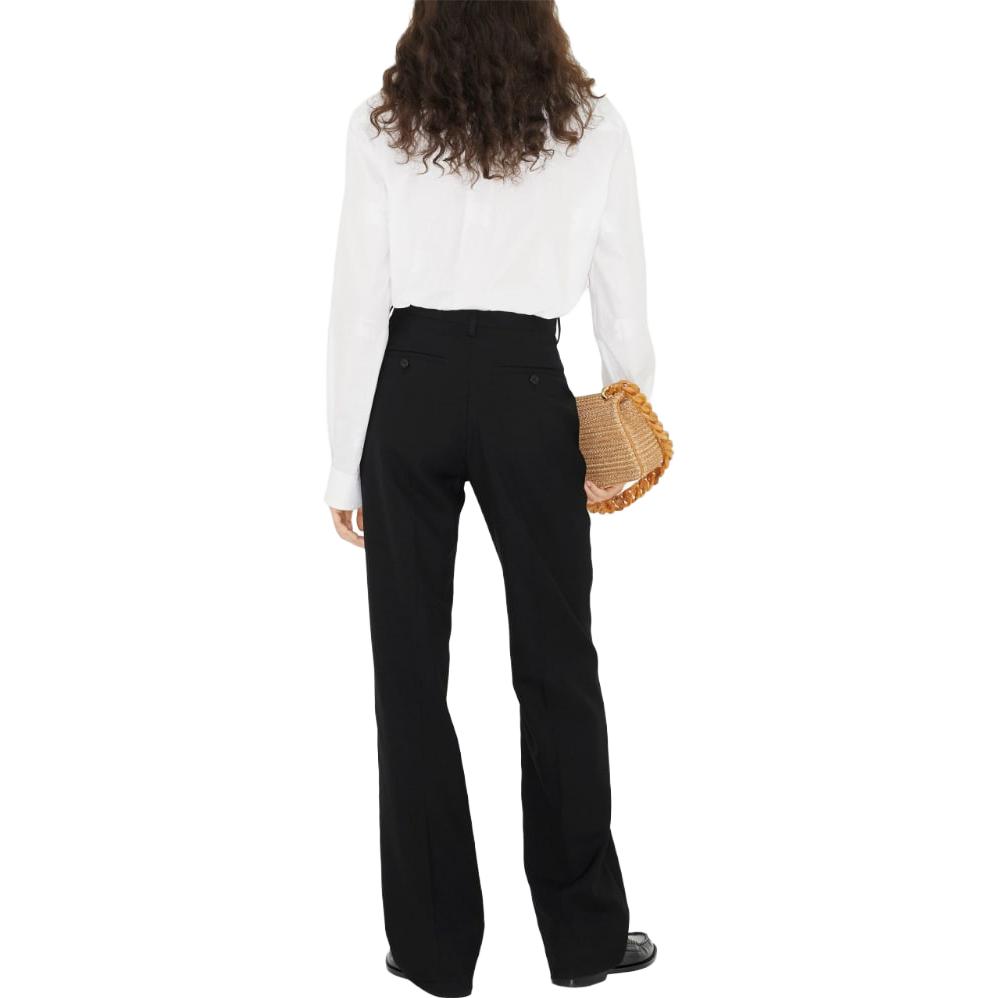 (Women) Burberry SS23  White Solid Color Single-Breasted Long Sleeve Shirt 80678481 圖 4