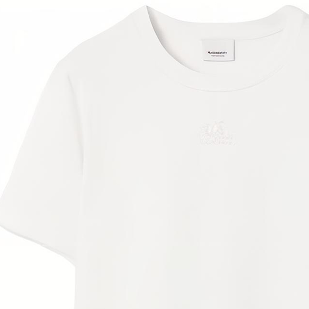 (Women) Burberry SS23  White Tee with Equestrian Knight Logo Print. 80716411 圖 3