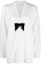 Order (Women) Burberry SS23 White Wool V-Neck Bow Knit Cardigan. 80671031