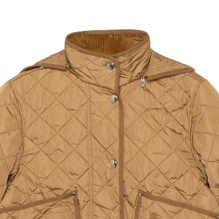 Sizing (Women) Burberry SS23 Beige Diamond Quilted Jacket . 80709691