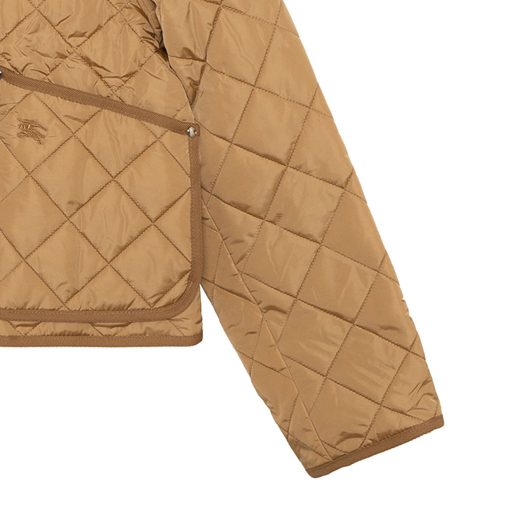 Cheap (Women) Burberry SS23 Beige Diamond Quilted Jacket . 80709691
