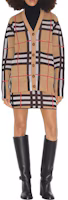 Lookbook (Women) Burberry SS23 Checkered Knit Cardigan Brown 80703531