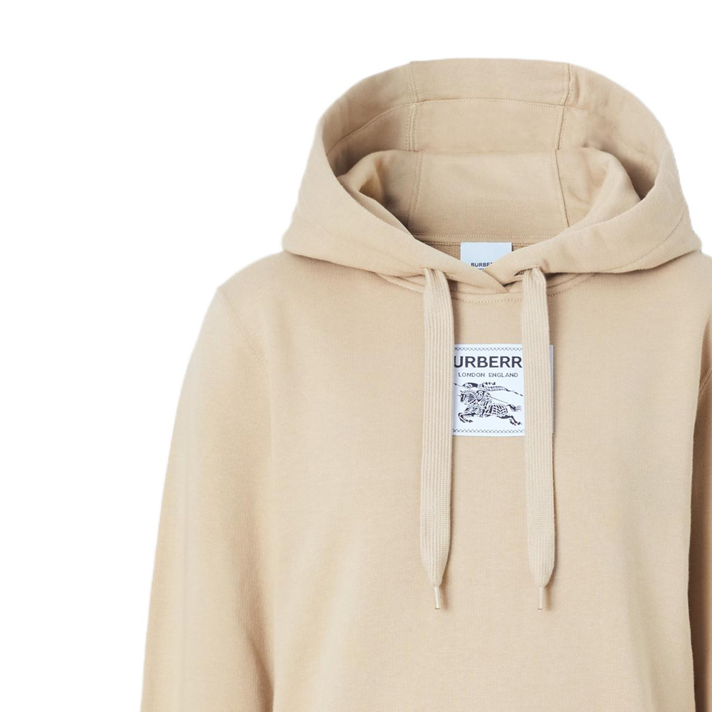 (Women) Burberry SS23 Logo Print Drawstring Hoodie Women’s Khaki. 80656141 圖 3