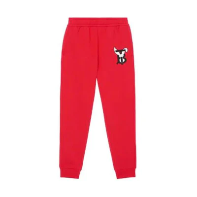 (Women) Burberry SS23 Logo Print Jogger Sweatpants Women’s Red 80640141